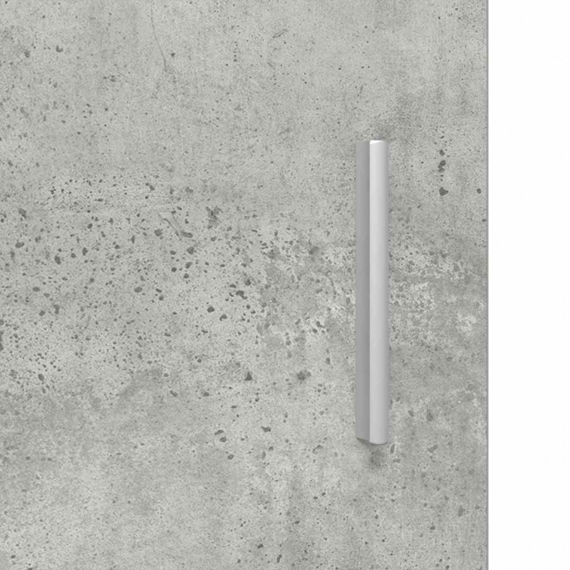 Drewniana szafka Betonowy szary 50 x 29 x 100 cm