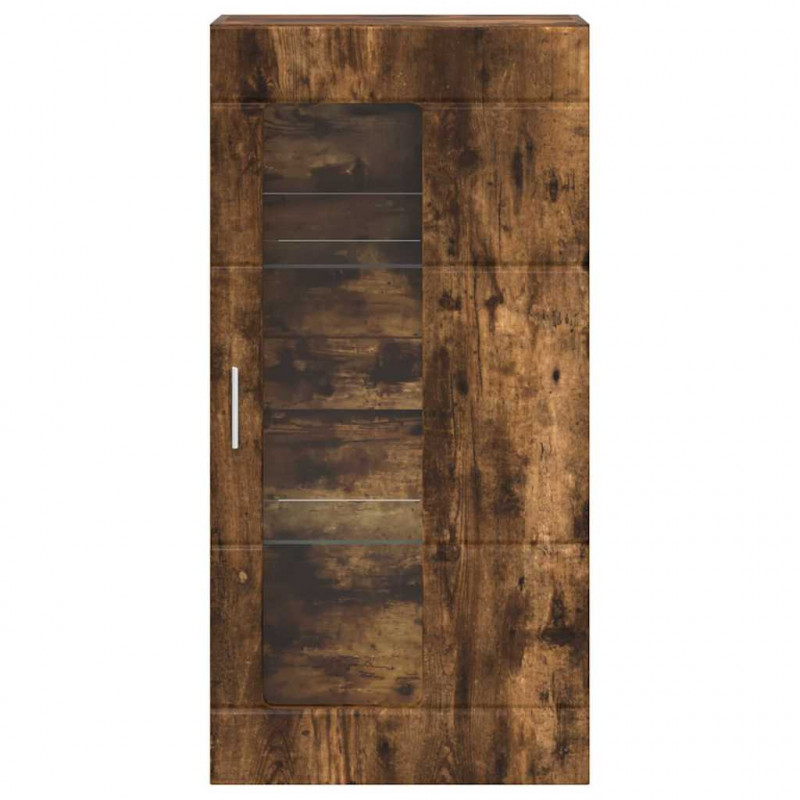 Drewniana szafka z przechowywaniem Dąb wędzony 50 x 29 x 100 cm