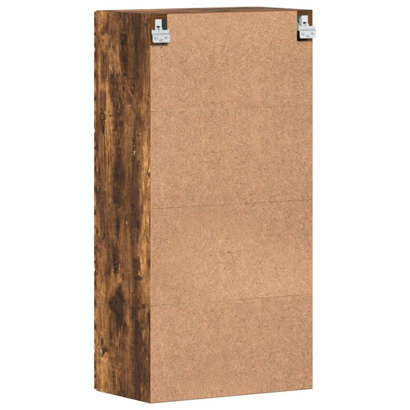 Drewniana szafka z przechowywaniem Dąb wędzony 50 x 29 x 100 cm