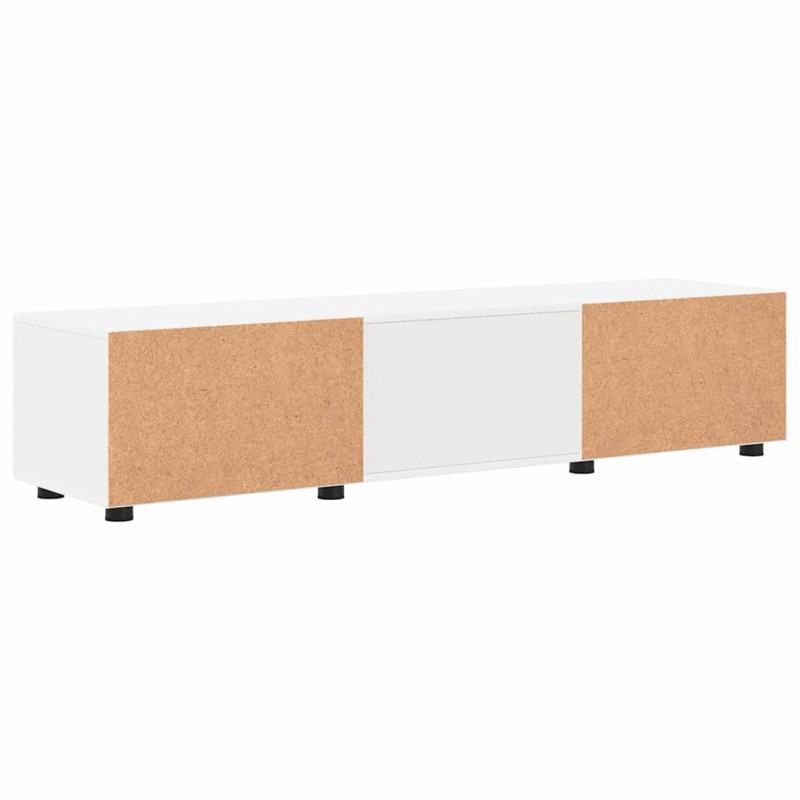 Drewniana szafka Biały 150 x 39 x 30 cm Materiał drewnopochodny