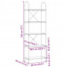 Półka na książki Stare drewno 60 x 30 x 183 cm
