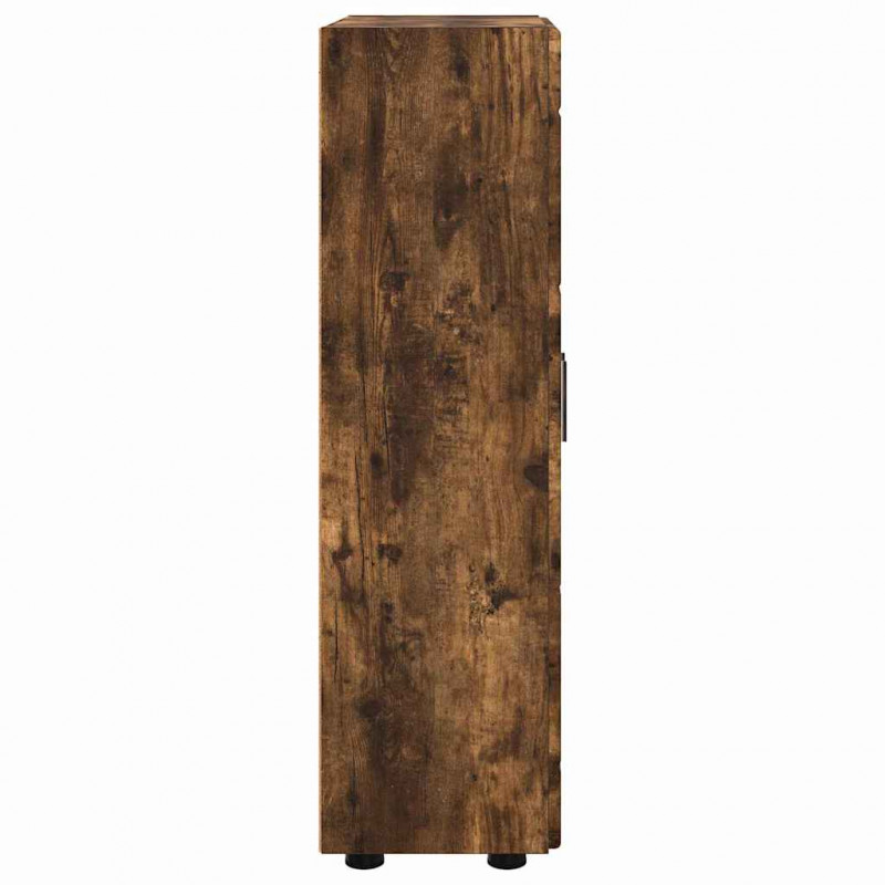 Bufet z półką z drzwiami FLORIN Dąb wędzony 55,5 x 29 x 103 cm