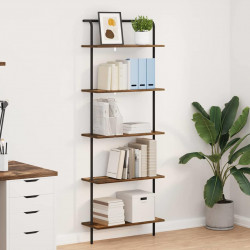 Półka na książki Dąb wędzony 60 x 24 x 168 cm