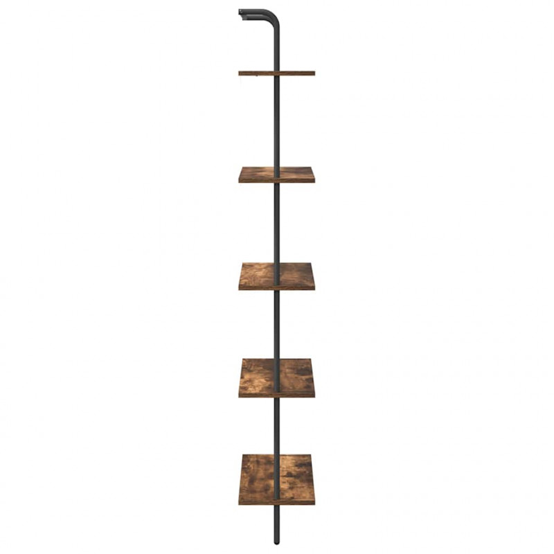 Półka na książki Dąb wędzony 60 x 24 x 168 cm