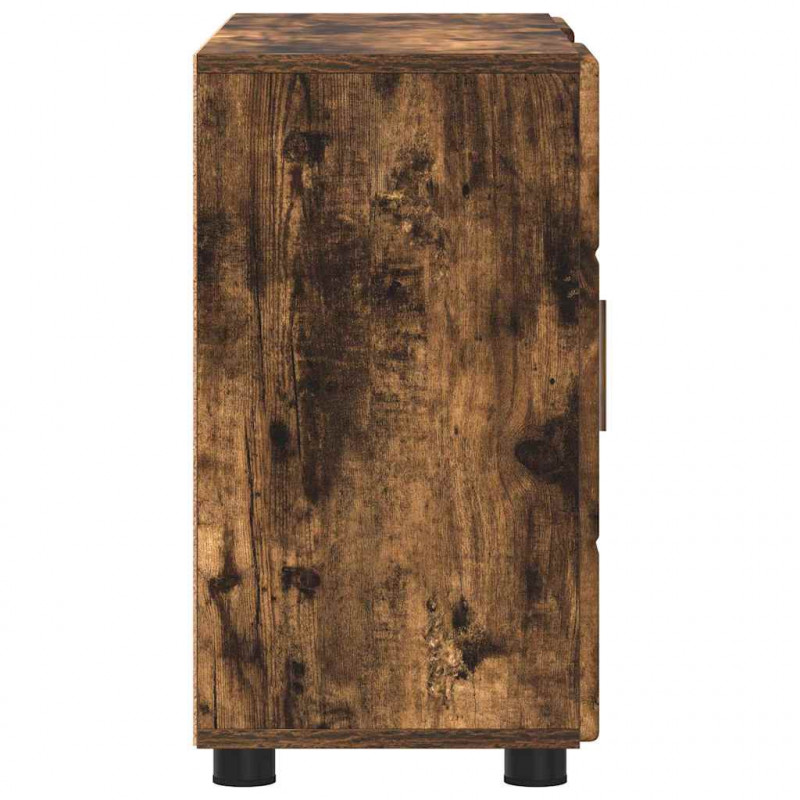 Bufet z półką FLORIN Dąb wędzony 88,5 x 30,5 x 55,5 cm