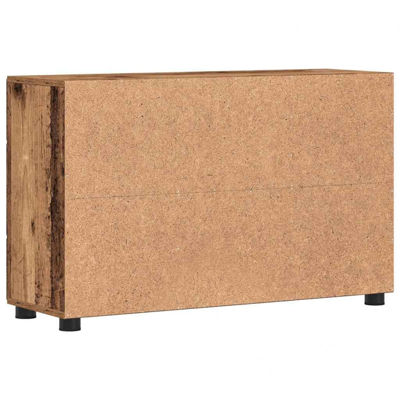 Bufet z półką FLORIN Stare drewno 88,5 x 30,5 x 55,5 cm