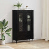 Highboard z szufladą Czarny Dąb 70 x 31 x 115 cm