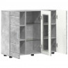 Drewniana szafka Betonowy szary 88,5 x 30,5 x 73 cm