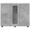 Drewniana szafka Betonowy szary 88,5 x 30,5 x 73 cm