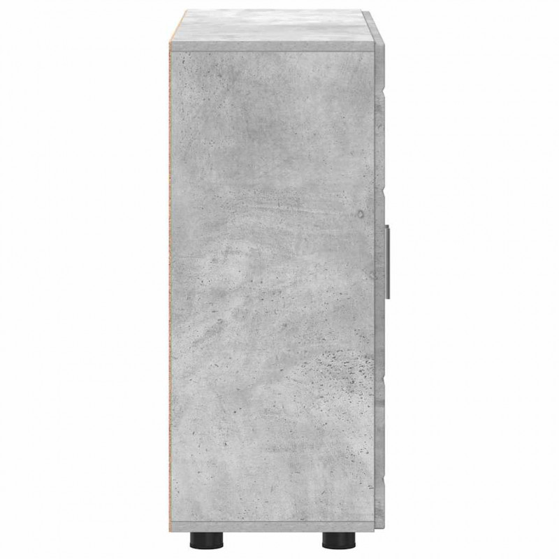Drewniana szafka Betonowy szary 88,5 x 30,5 x 73 cm