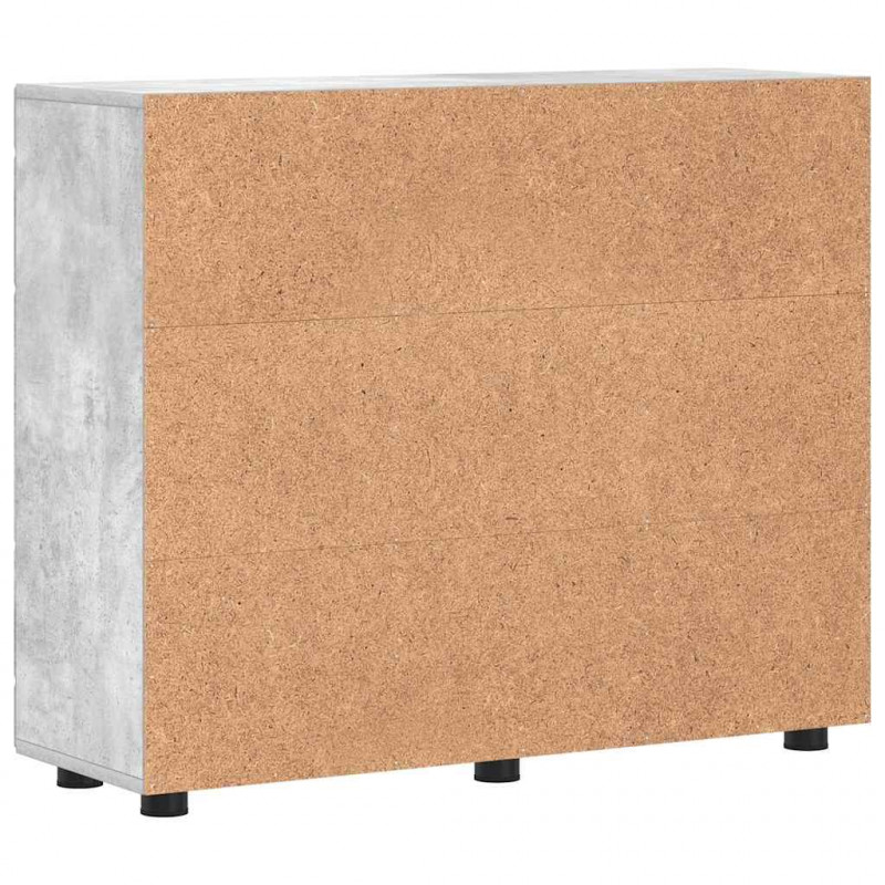 Drewniana szafka Betonowy szary 88,5 x 30,5 x 73 cm