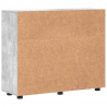 Drewniana szafka Betonowy szary 88,5 x 30,5 x 73 cm
