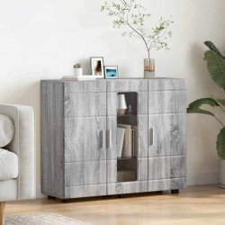 Drewniana szafka Szary Sonoma 88,5 x 30,5 x 73 cm