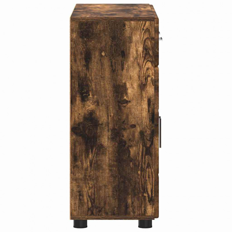 Bufet z półką z drzwiami FLORIN Dąb wędzony 88,5 x 30,5 x 73 cm