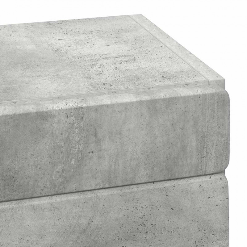 Szafka ścienna łazienkowa z półką TULUM Betonowy szary