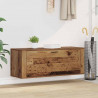 Szafka na buty z półką z drzwiami Stare drewno 100 x 35 x 38 cm