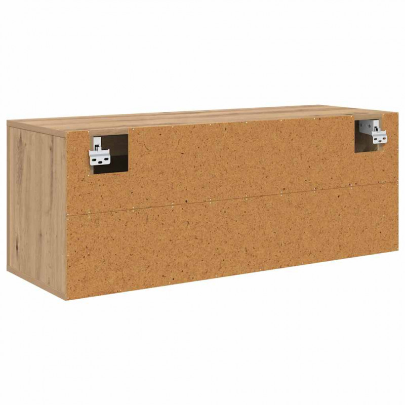 Szafka na buty z półką z drzwiami dąb artisan 100 x 35 x 38 cm