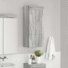 Szafka ścienna łazienkowa TULUM Szary Sonoma 37 x 24,5 x 86 cm