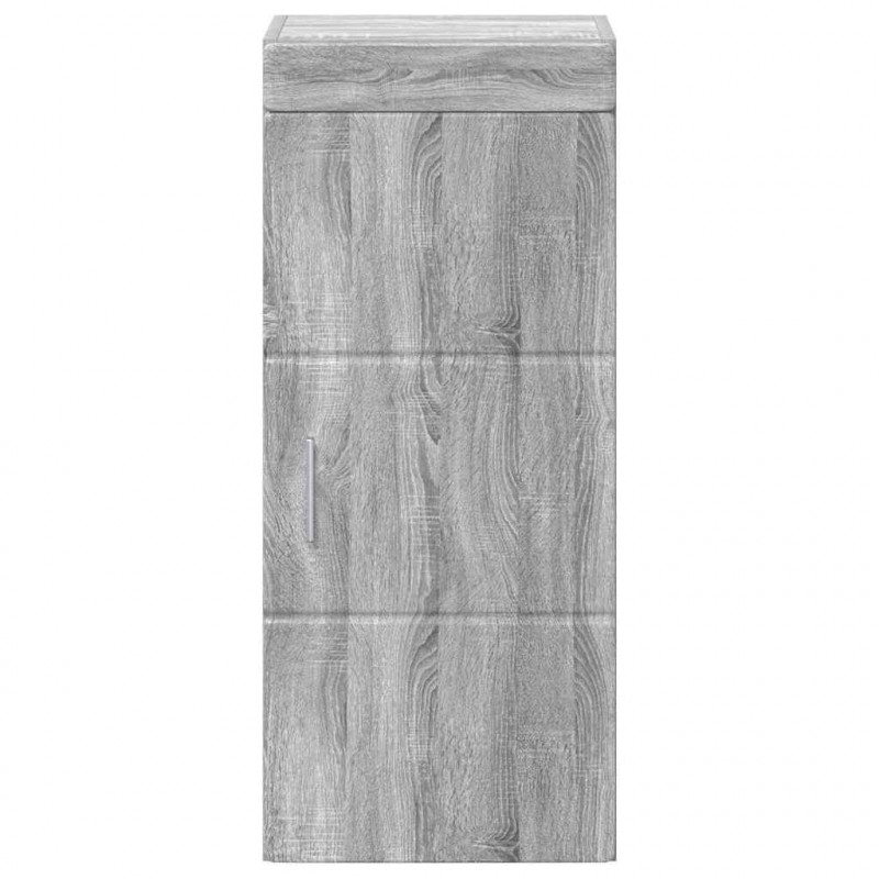Szafka ścienna łazienkowa TULUM Szary Sonoma 37 x 24,5 x 86 cm