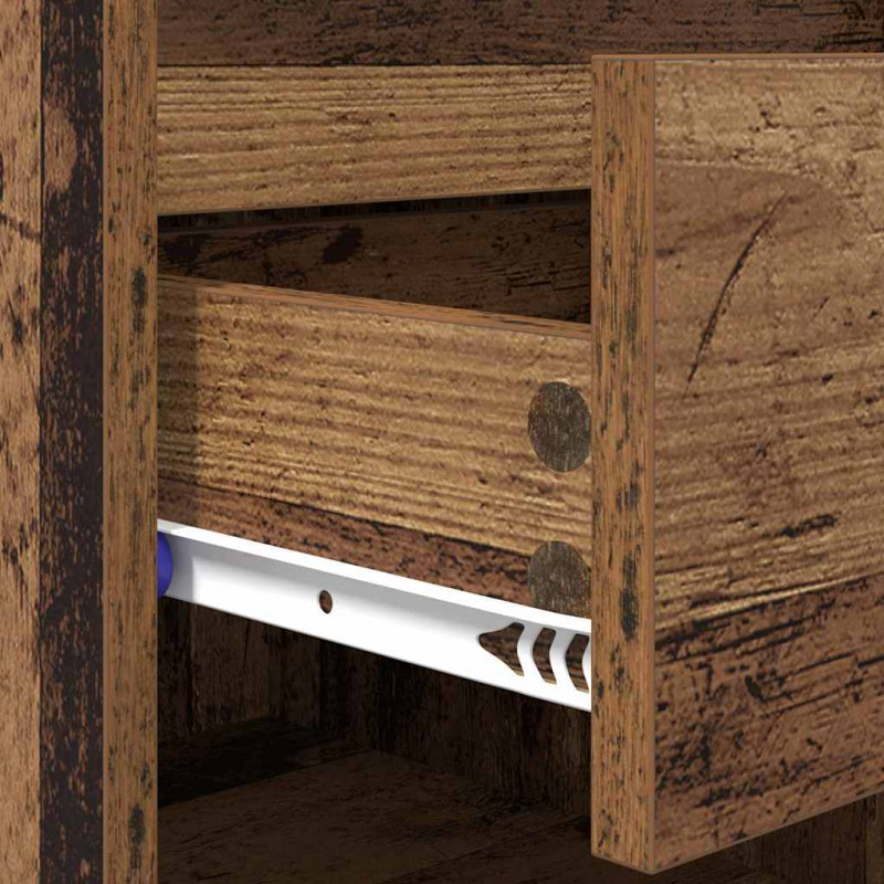 Szafka na buty z szufladą Stare drewno 102 x 36 x 60 cm