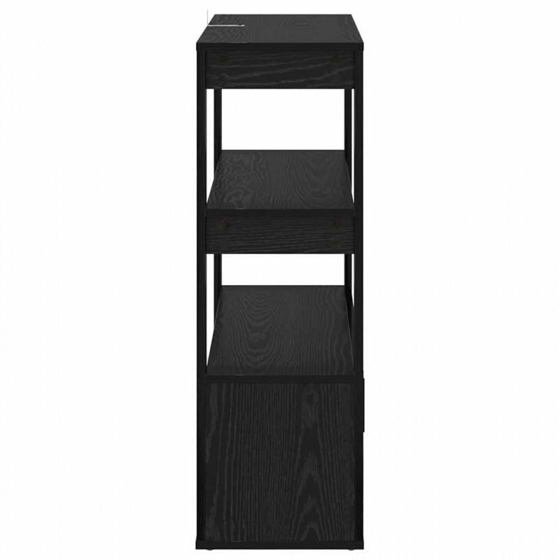 Bufet Czarny dąb 30 x 80 x 90 cm Materiał drewnopochodny