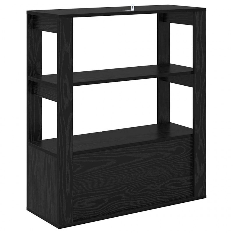 Bufet Czarny dąb 30 x 80 x 90 cm Materiał drewnopochodny