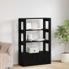 Bufet Czarny dąb 30 x 80 x 119,5 cm Materiał drewnopochodny