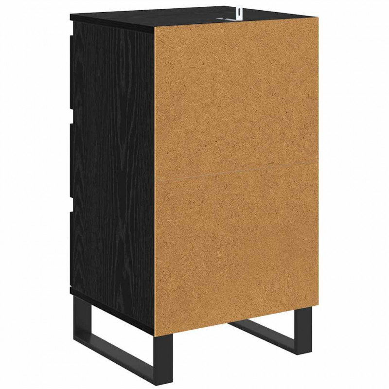 Bufet z szufladą Czarny dąb Materiał drewnopochodny