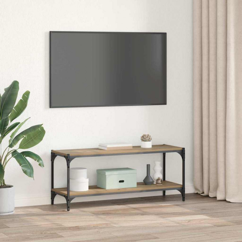 Szafka pod telewizor Dąb rzemieślniczy 100x33x41cm