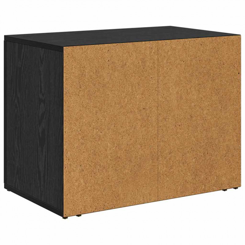 Szafka Nocna Czarny Dąb 35 x 60 x 50 cm Materiał drewnopochodny