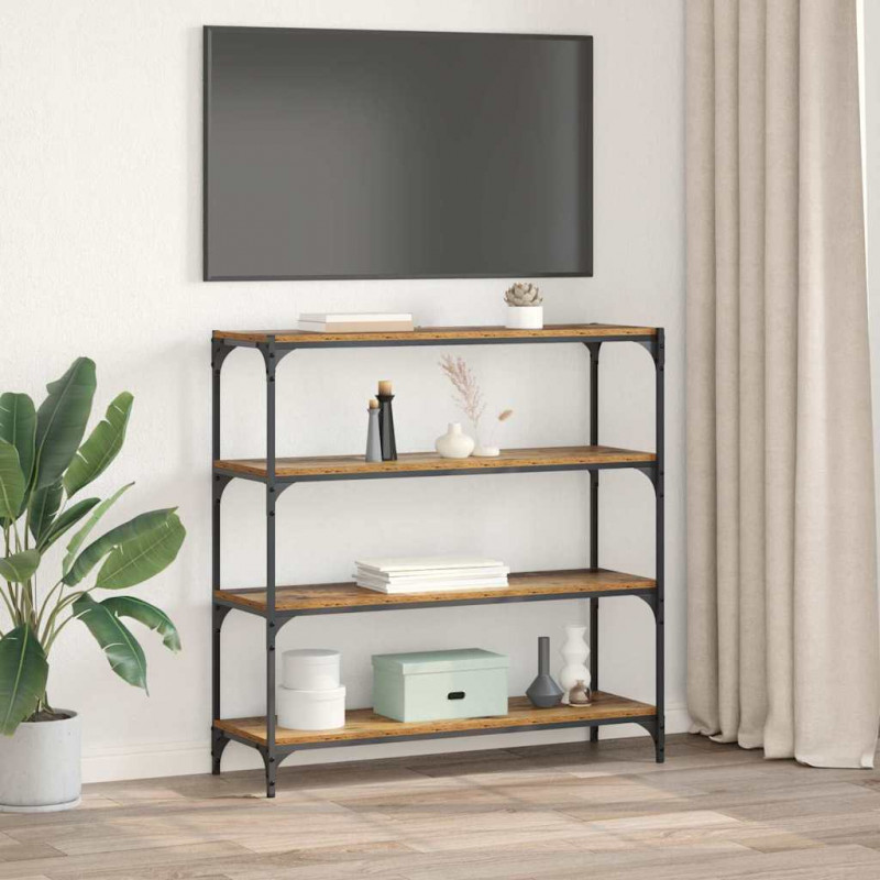 Szafka na książki Stare drewno 100 x 33 x 100 cm