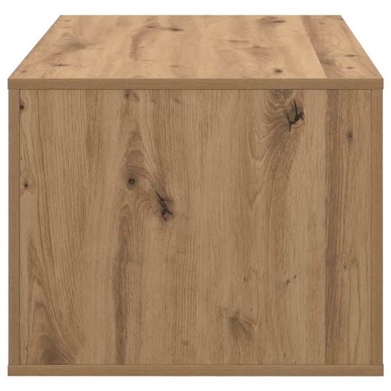 Stolik kawowy z szufladą Dąb rzemieślniczy 80 x 50 x 40 cm
