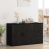 Czarny dąb 100 x 33 x 59,5 cm Materiał drewnopochodny