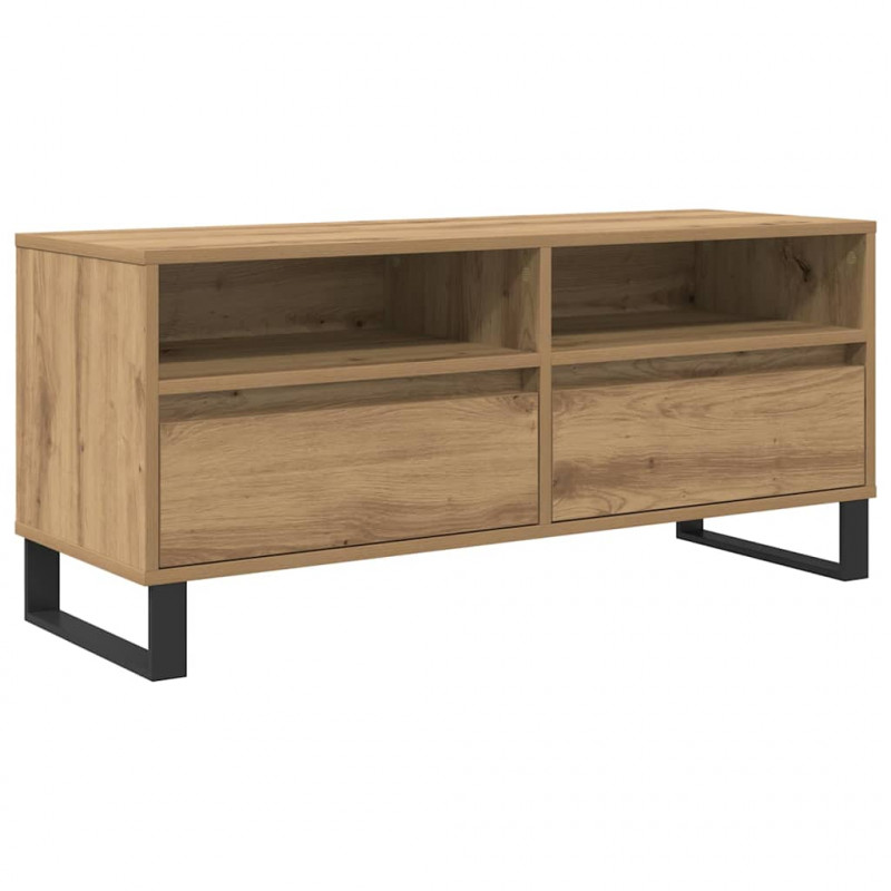 Szafka pod telewizor Dąb rzemieślniczy 100 x 34,5 x 44,5 cm