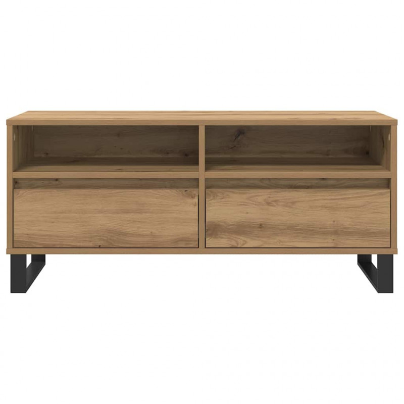 Szafka pod telewizor Dąb rzemieślniczy 100 x 34,5 x 44,5 cm
