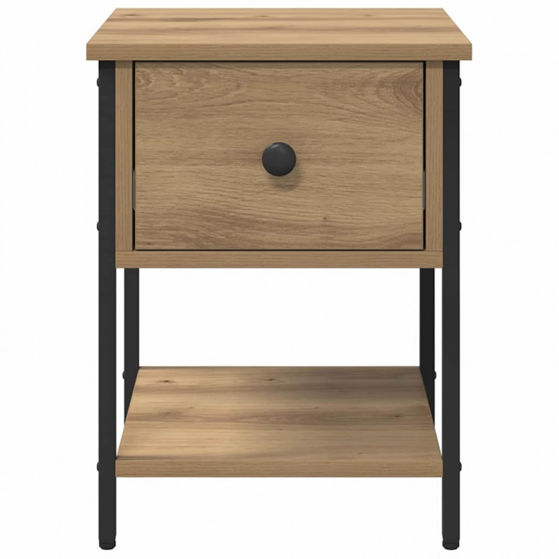Stolik nocny 2 pcs Dąb rzemieślniczy 34 x 35,5 x 45 cm