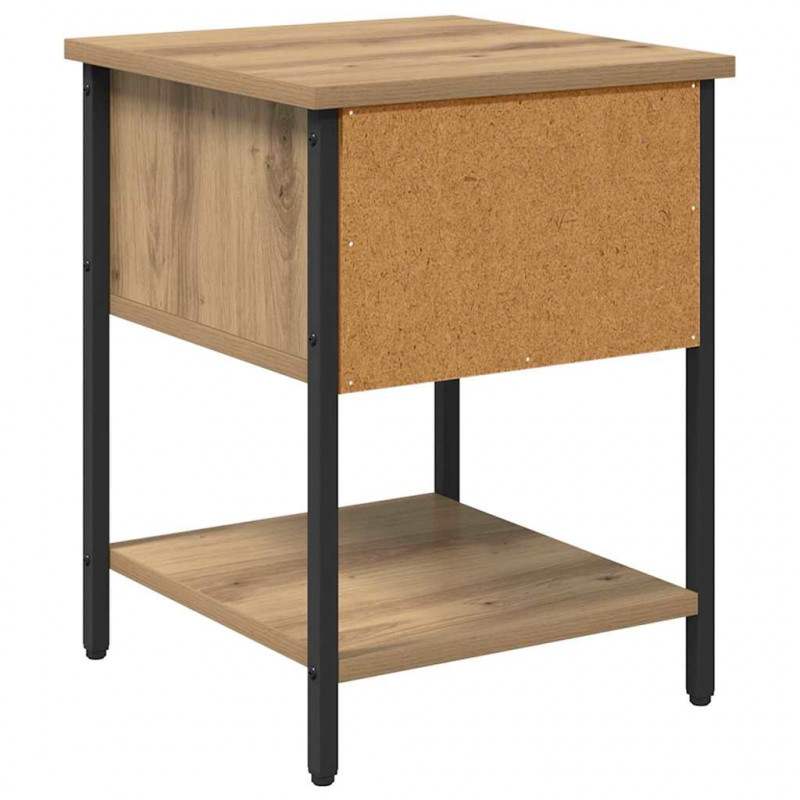 Stolik nocny 2 pcs Dąb rzemieślniczy 34 x 35,5 x 45 cm