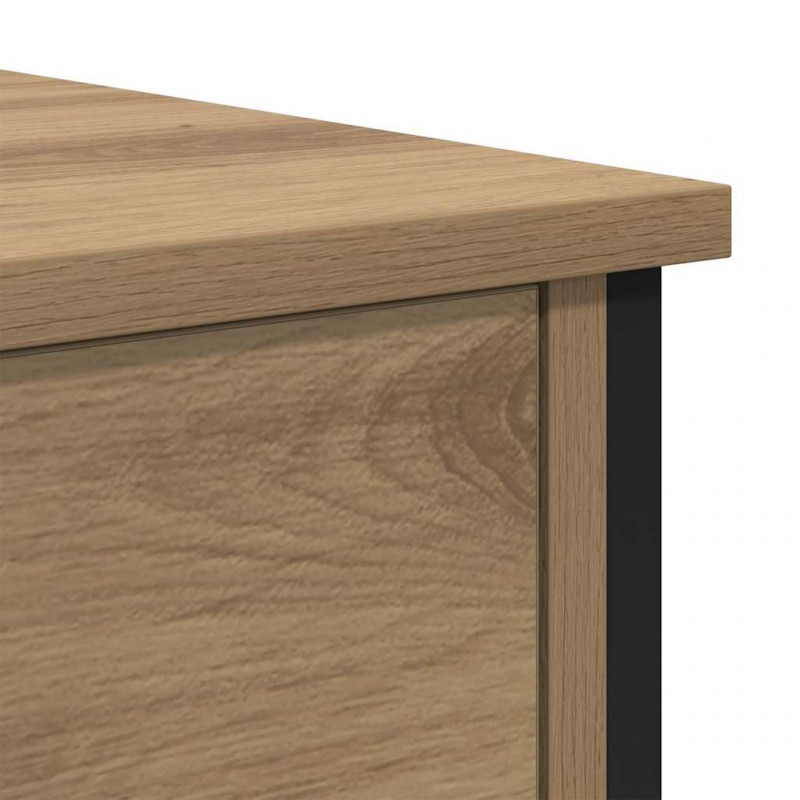 Stolik nocny 2 pcs Dąb rzemieślniczy 34 x 35,5 x 45 cm