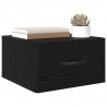 Szafka Nocna z szufladą 2 pcs Czarny dąb 35 x 35 x 20 cm