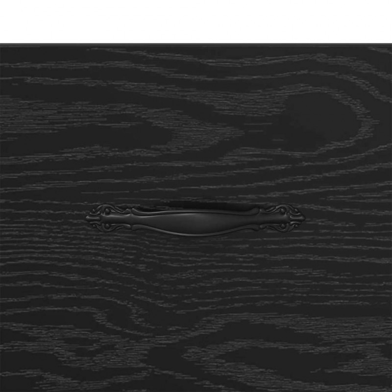 Szafka Nocna z szufladą 2 pcs Czarny dąb 35 x 35 x 20 cm