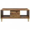 Stolik kawowy z szufladą Stare drewno 90 x 50 x 26.5 cm