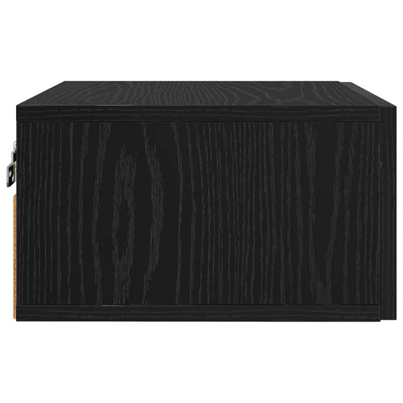Szafka Nocna Czarny dąb 35 x 35 x 20 cm Materiał drewnopochodny