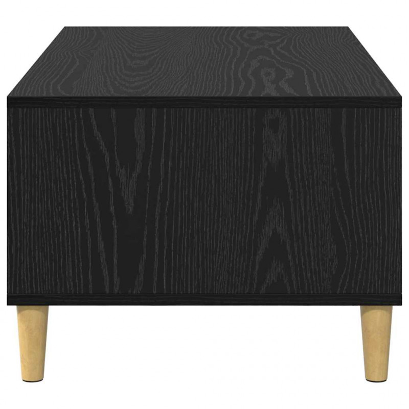 Stolik kawowy z szufladą Czarny Dąb 90 x 50 x 26.5 cm