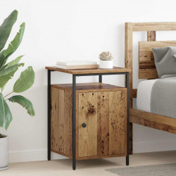 Szafka Nocna 2 pcs Stare drewno 40 x 42 x 60 cm