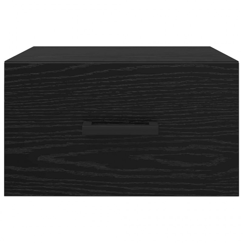 Szafka Nocna z szufladą 2 pcs Czarny dąb 35 x 35 x 20 cm