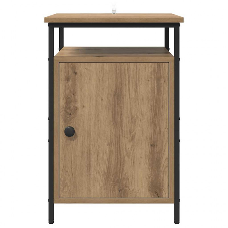 Szafka Nocna 2 pcs Dąb rzemieślniczy 40 x 42 x 60 cm