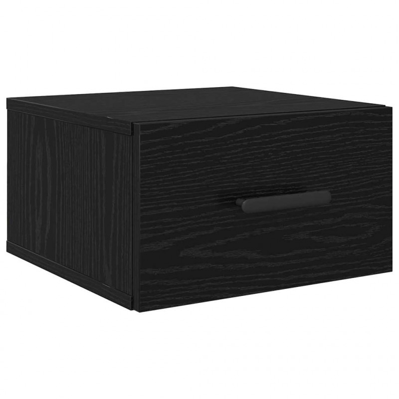 Szafka Nocna 2 pcs Czarny Dąb 35 x 35 x 20 cm