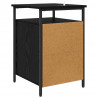 Szafka Nocna 2 pcs Czarny Dąb 40 x 42 x 60 cm