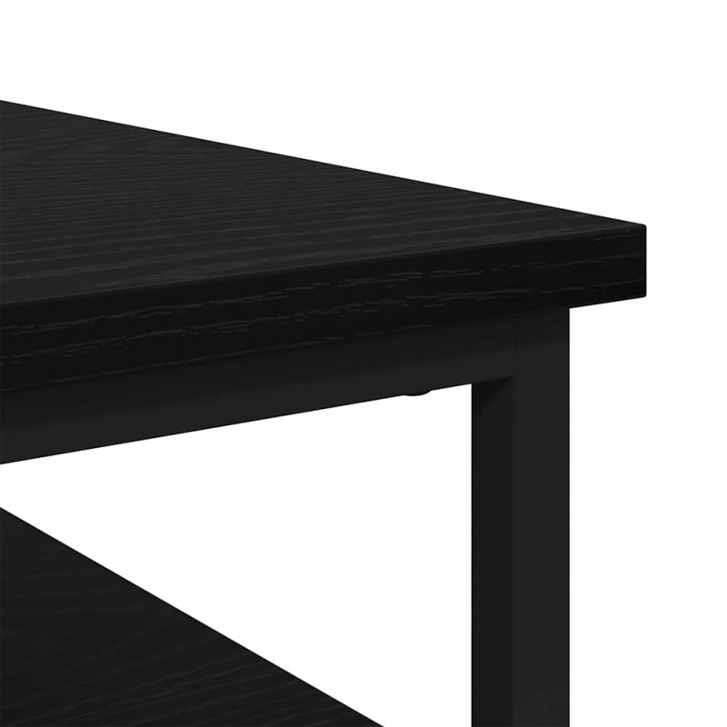 Szafka Nocna 2 pcs Czarny Dąb 40 x 42 x 60 cm
