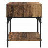 Stolik nocny 2 pcs Stare drewno 40 x 40 x 50 cm